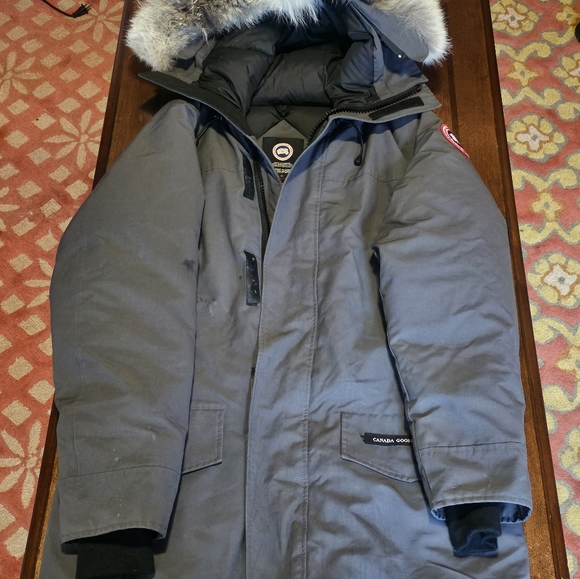Canada Goose Mens Langford Parka Small Real Fur - Picture 7 of 7